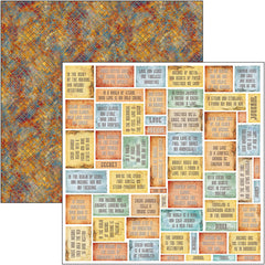 Esprit de Voyage Paper Pad 12"x12" 12/Pkg-10