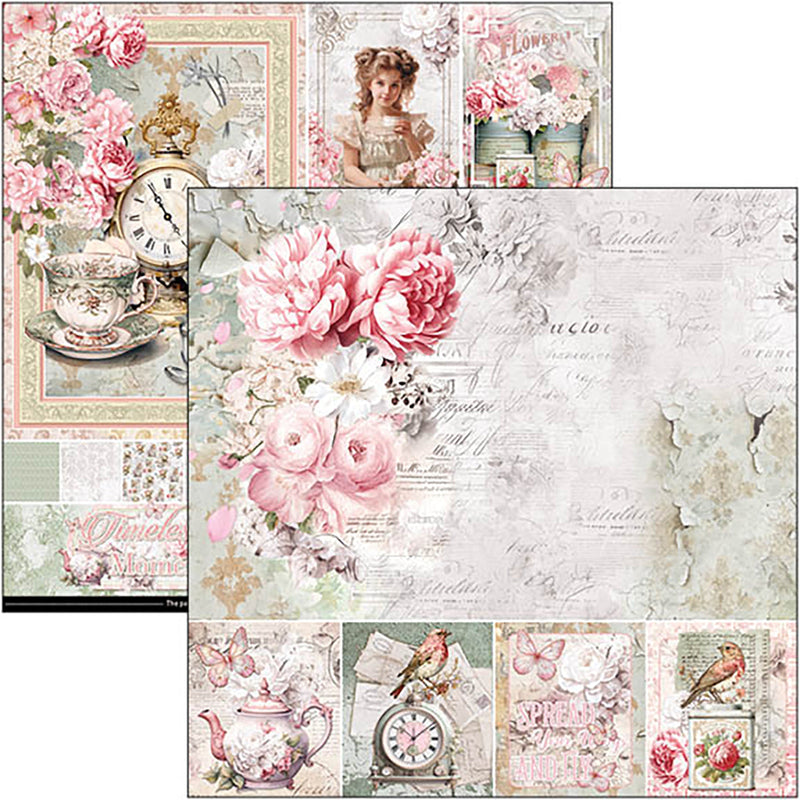 Timeless Moments Paper Pad 12"x12" 12/Pkg-6