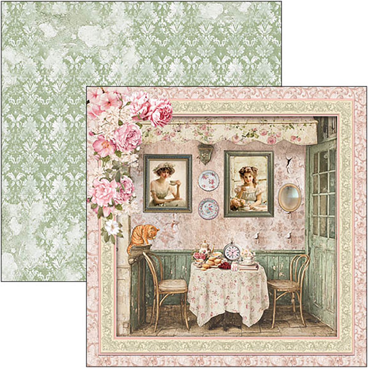 Timeless Moments Paper Pad 12"x12" 12/Pkg-5