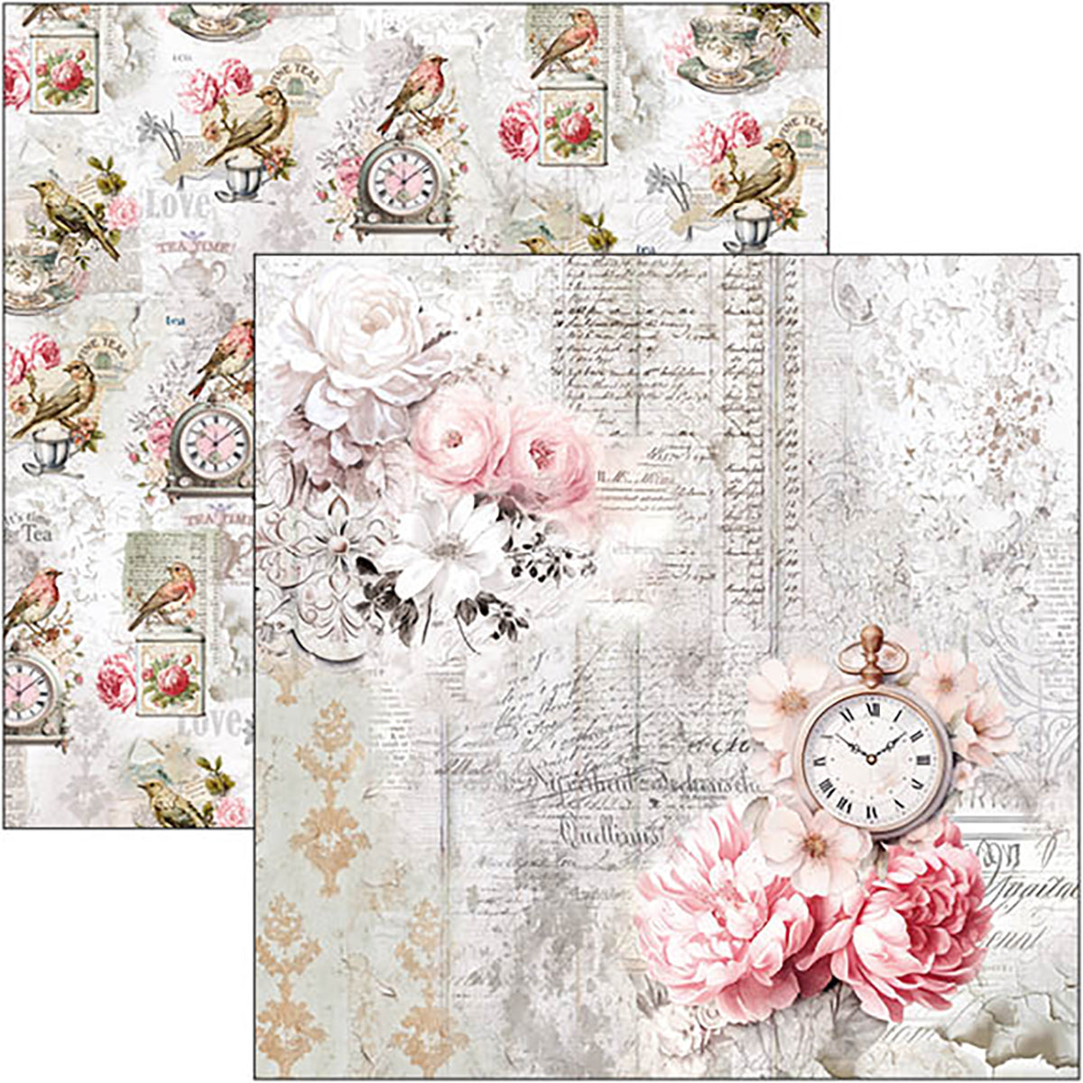 Timeless Moments Paper Pad 12"x12" 12/Pkg-8