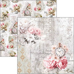 Timeless Moments Paper Pad 12"x12" 12/Pkg-8