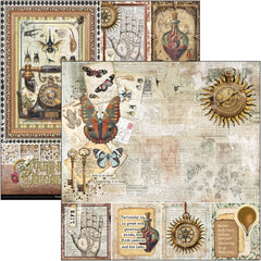Cabinet Of Curiosities Paper Pad 12"x12" 12/Pkg-2