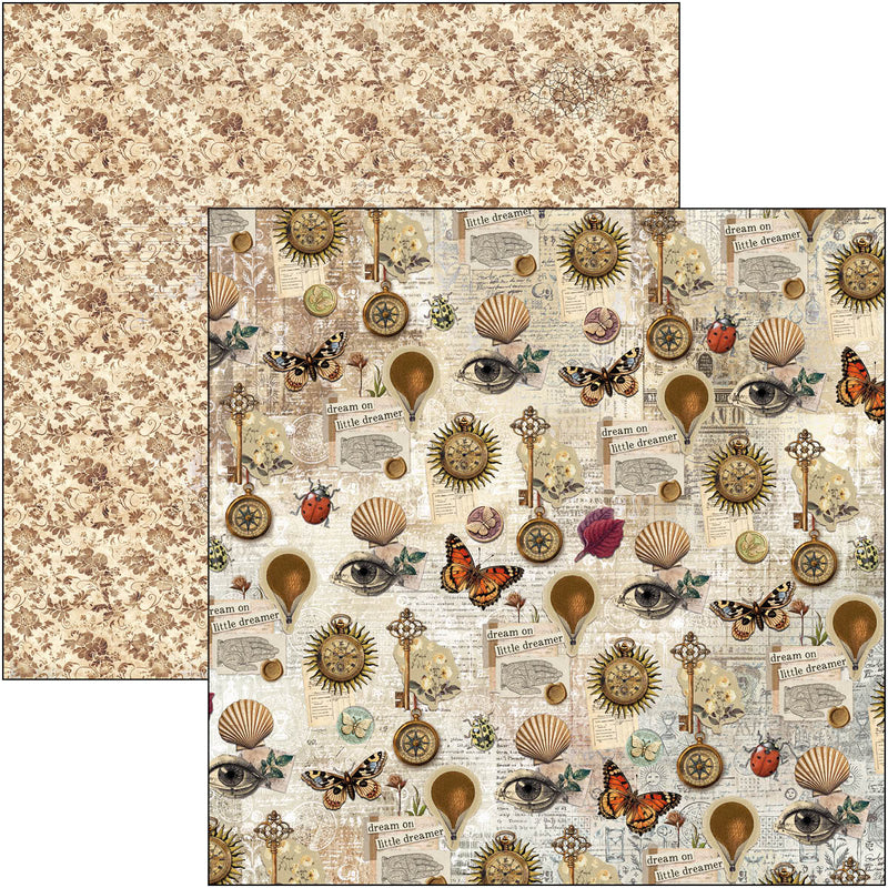 Cabinet Of Curiosities Paper Pad 12"x12" 12/Pkg-9