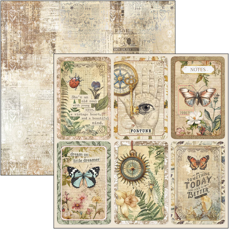 Cabinet Of Curiosities Paper Pad 12"x12" 12/Pkg-10