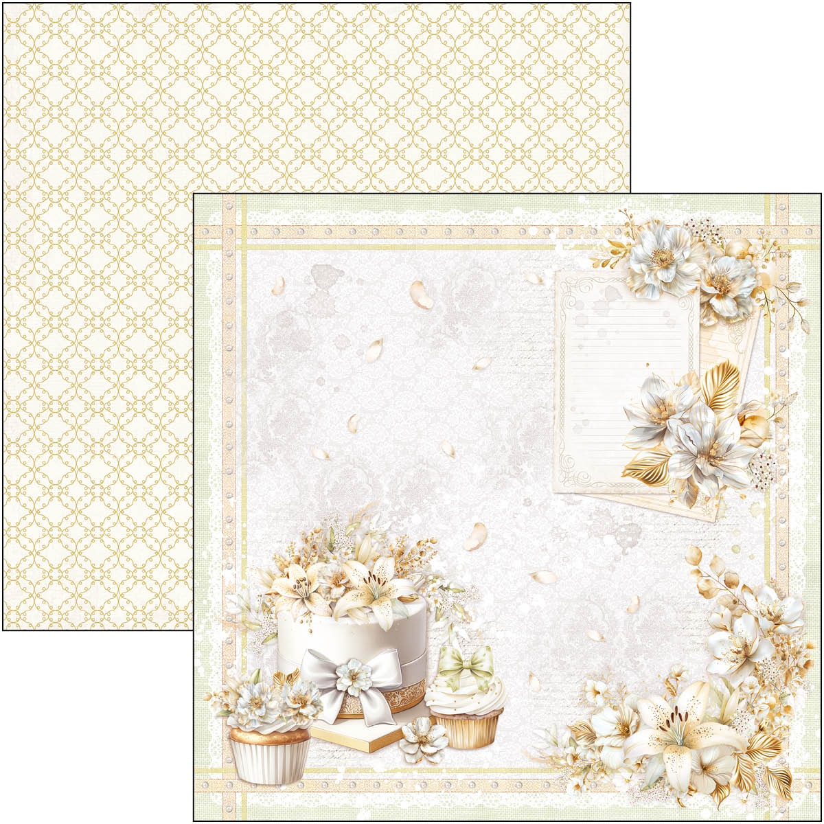 Blessing Day Paper Pad 12"x12" 12/Pkg-6