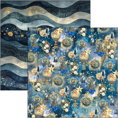 Celestial Paper Pad 12"x12" 12/Pkg-8