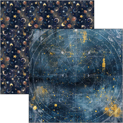 Celestial Paper Pad 12"x12" 12/Pkg-10