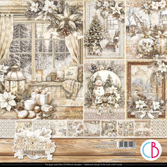 Winter Season Paper Pad 12"x12" 12/Pkg-1