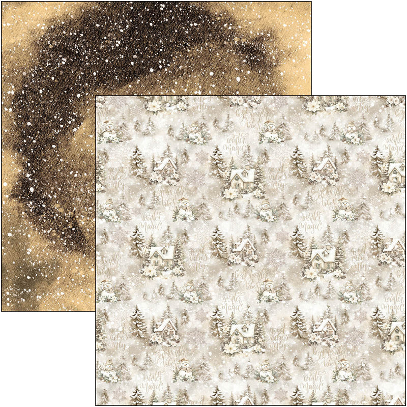 Winter Season Paper Pad 12"x12" 12/Pkg-12