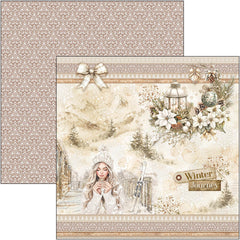 Winter Season Paper Pad 12"x12" 12/Pkg-3