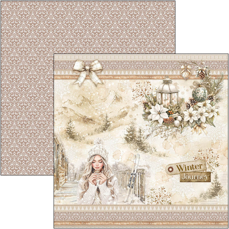 Winter Season Paper Pad 12"x12" 12/Pkg-3