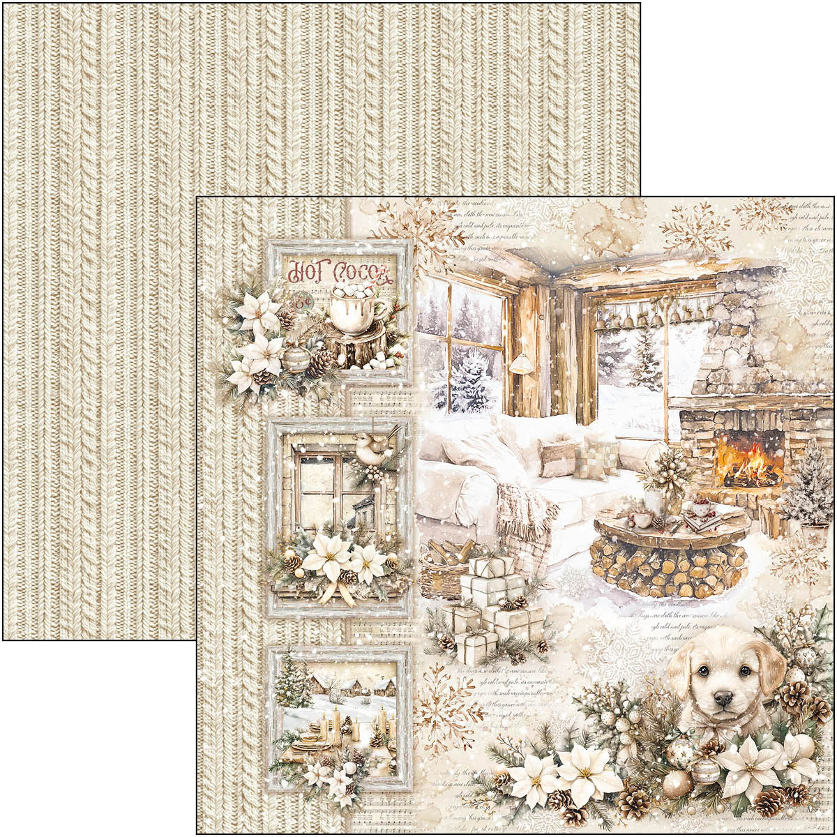 Winter Season Paper Pad 12"x12" 12/Pkg-5