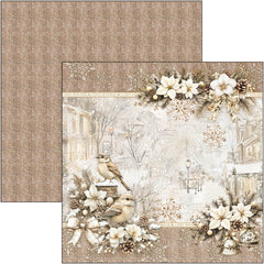 Winter Season Paper Pad 12"x12" 12/Pkg-6