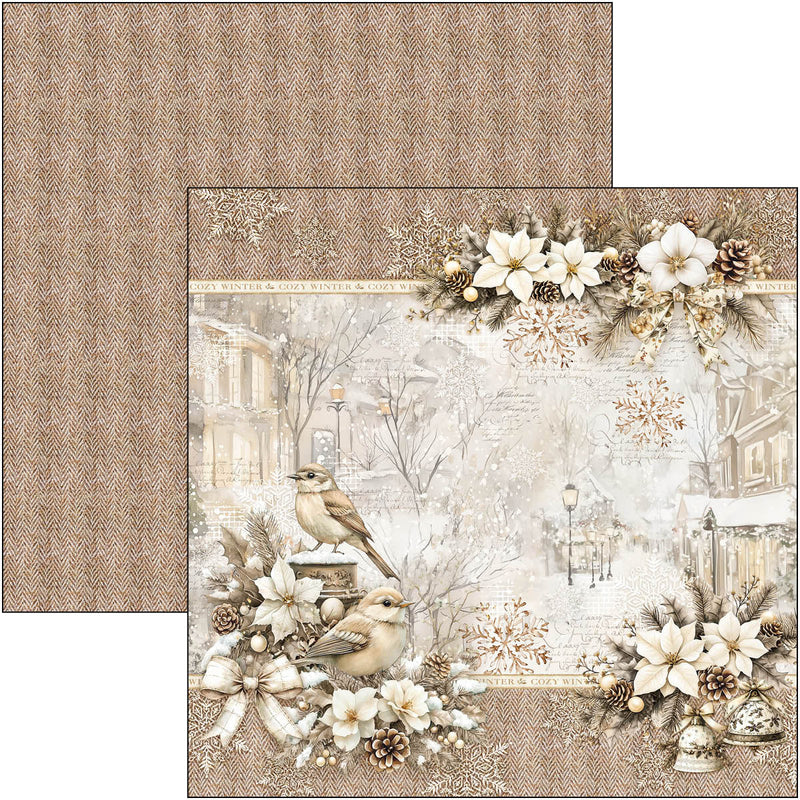 Winter Season Paper Pad 12"x12" 12/Pkg-6