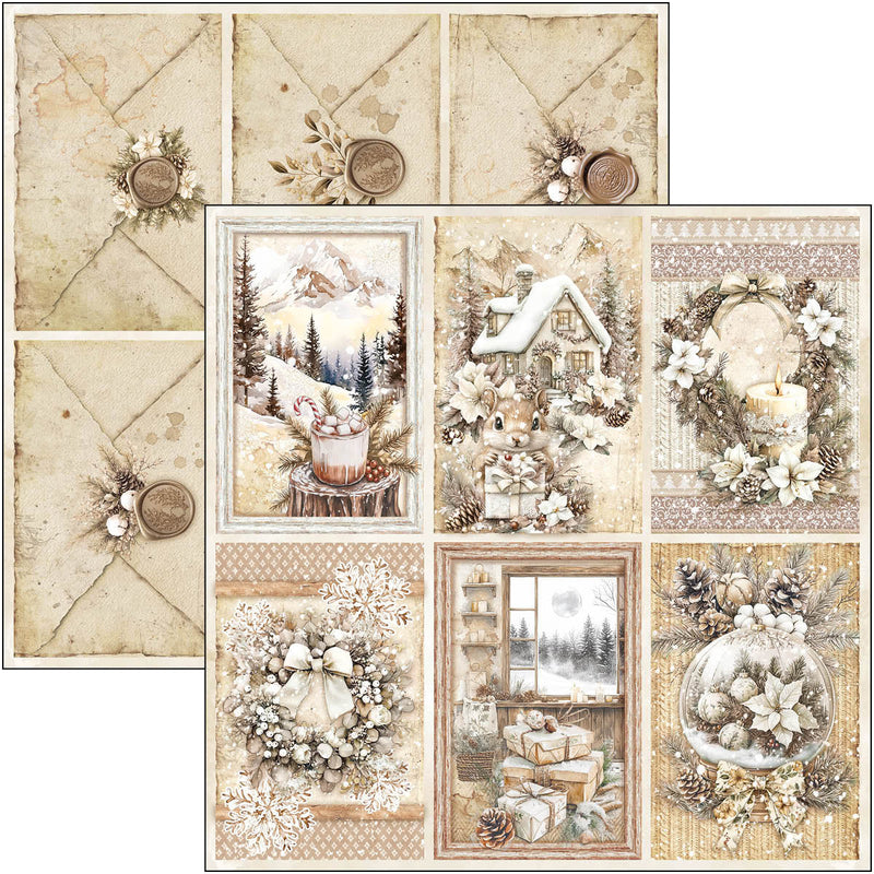 Winter Season Paper Pad 12"x12" 12/Pkg-7