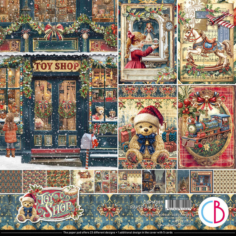 Toy Shop Paper Pad 12"x12" 12/Pkg-1