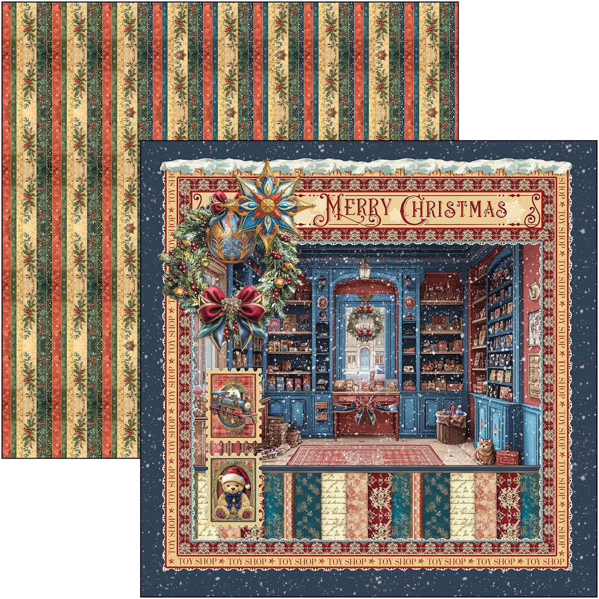 Toy Shop Paper Pad 12"x12" 12/Pkg-7
