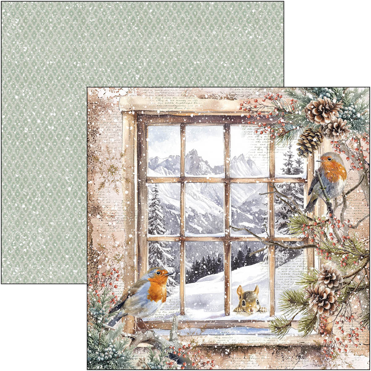 Forest Tales Paper Pad 12"x12" 12/Pkg-5