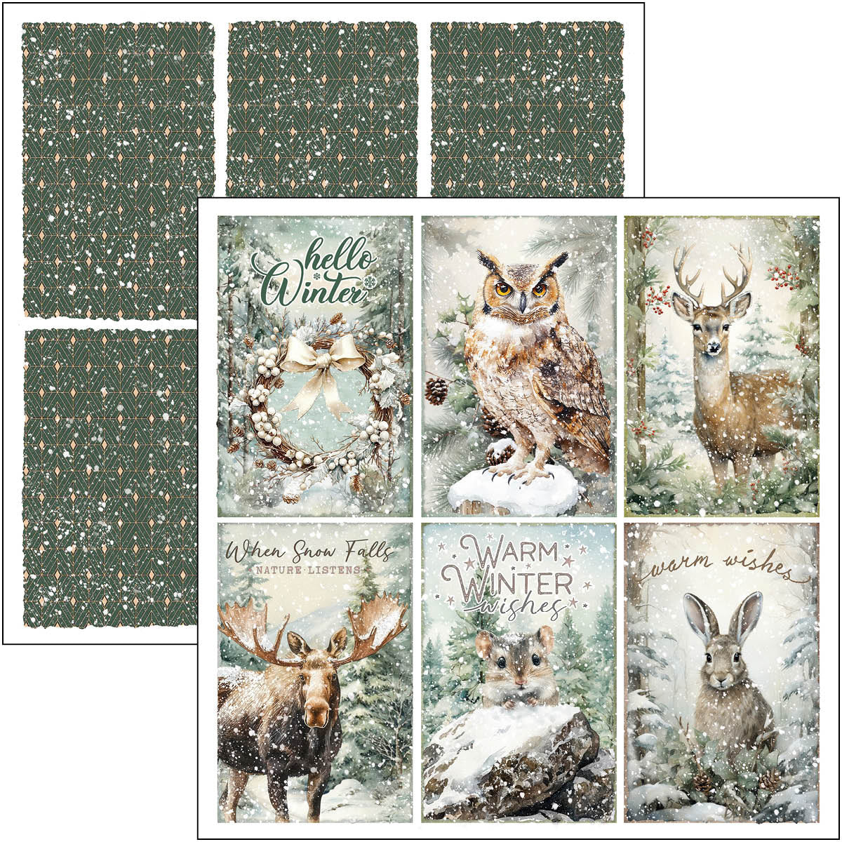 Forest Tales Paper Pad 12"x12" 12/Pkg-6
