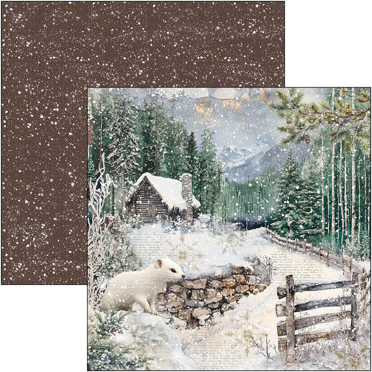 Forest Tales Paper Pad 12"x12" 12/Pkg-7