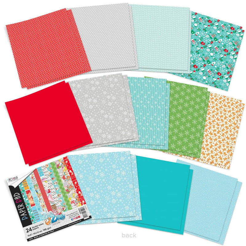 Ciao Bella Zoe & Ziggy Paper Pad 6"x6" 24/Pkg-3