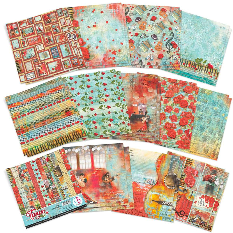 Ciao Bella Tango Paper Pad 6"x6" 24/Pkg-2