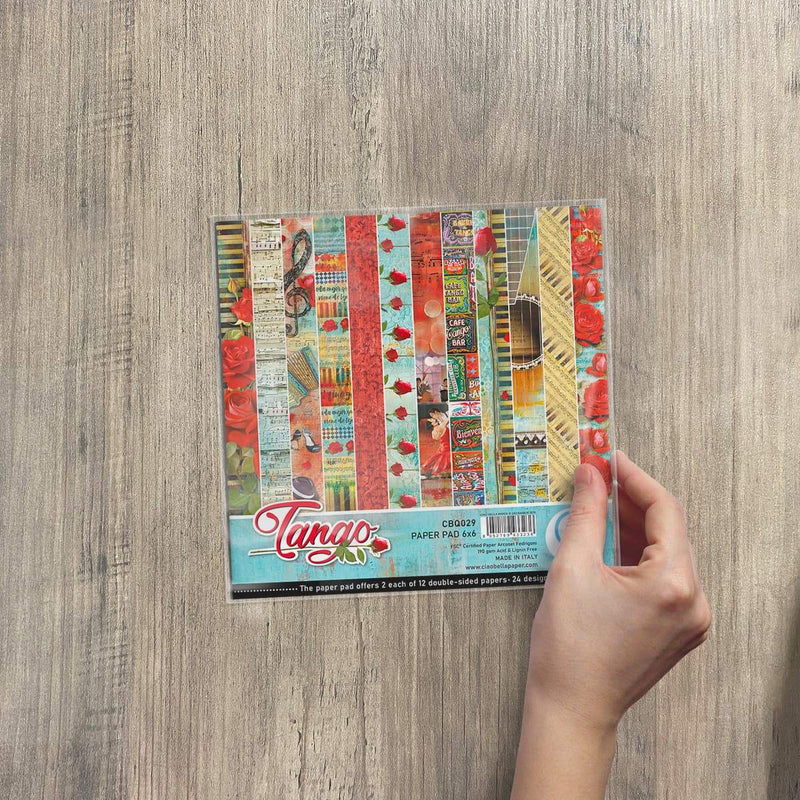 Ciao Bella Tango Paper Pad 6"x6" 24/Pkg-4