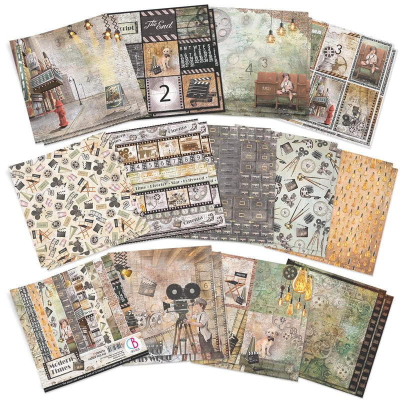 Ciao Bella Modern Times Paper Pad 6"x6" 24/Pkg-2
