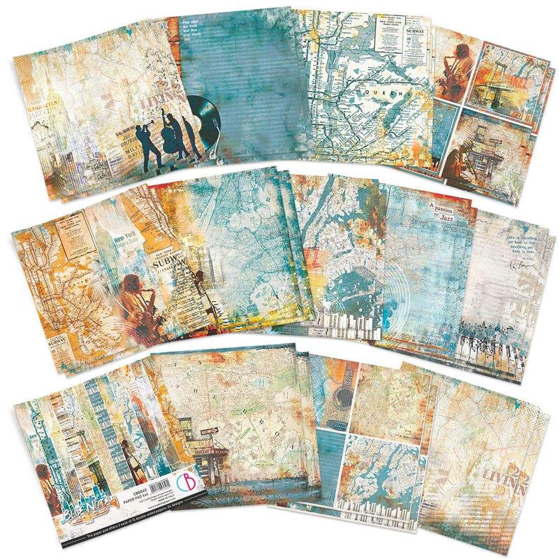 Ciao Bella Blue Note Paper Pad 6"x6" 24/Pkg-2