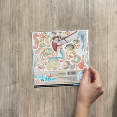 Ciao Bella Underwater Love Fussy Cut Pad 6"x6" 24/Pkg-4