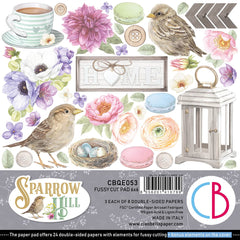 Ciao Bella Sparrow Hill Fussy Cut Pad 6x6 24/Pkg-1