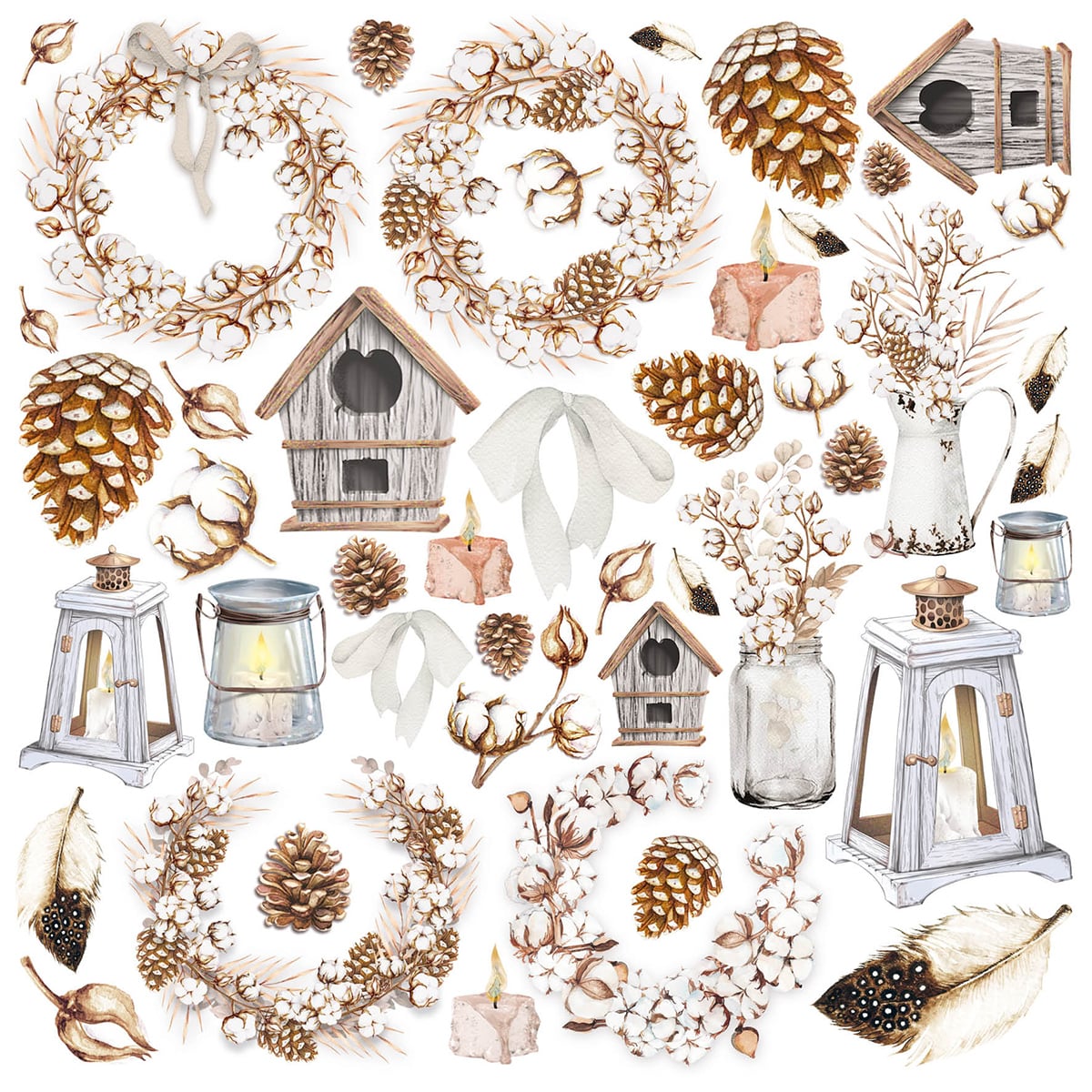 Cozy Moments Pad 6x6 24/Pkg-16
