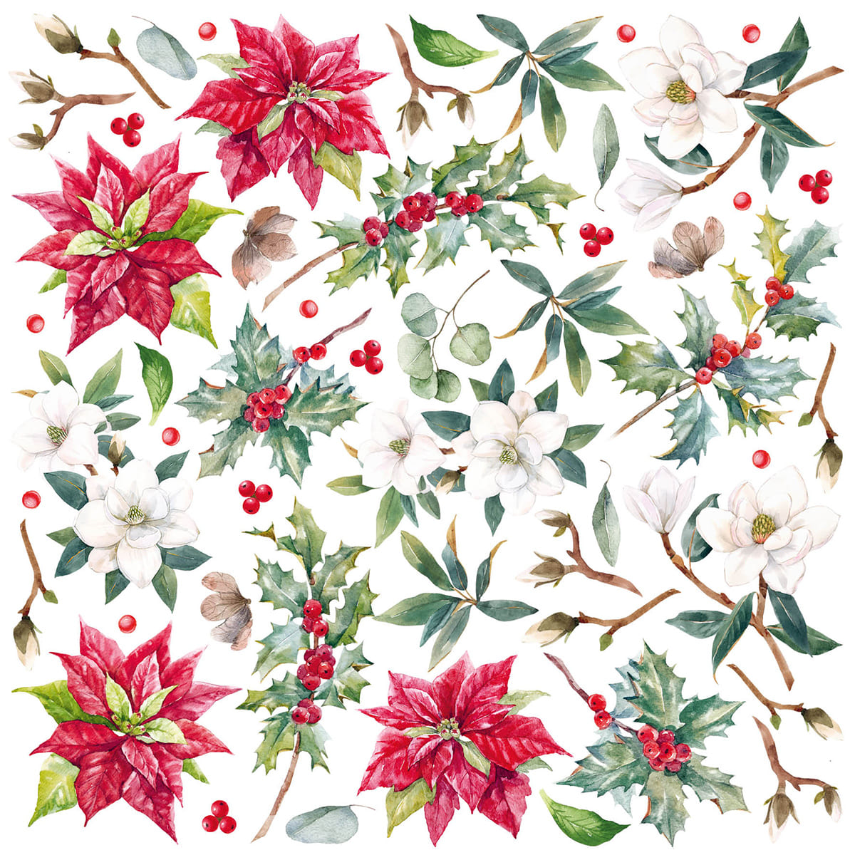 Christmas Vibes Pad 6x6 24/Pkg-6