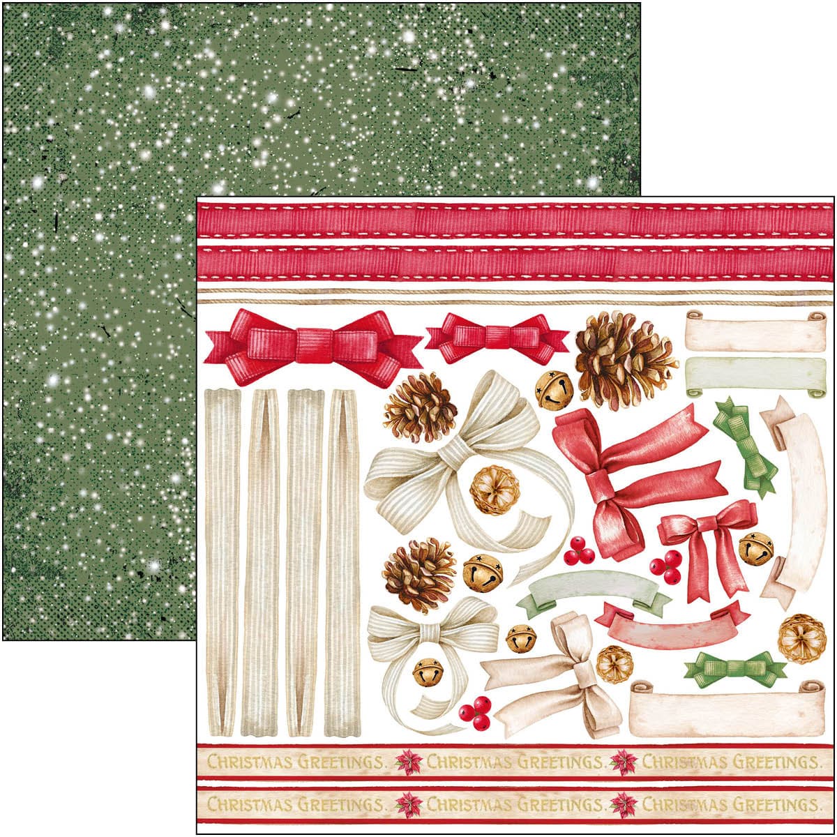 Christmas Vibes Pad 6x6 24/Pkg-8