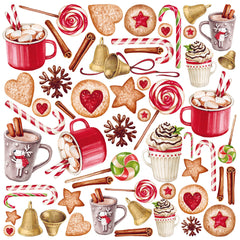 Christmas Vibes Pad 6x6 24/Pkg-12