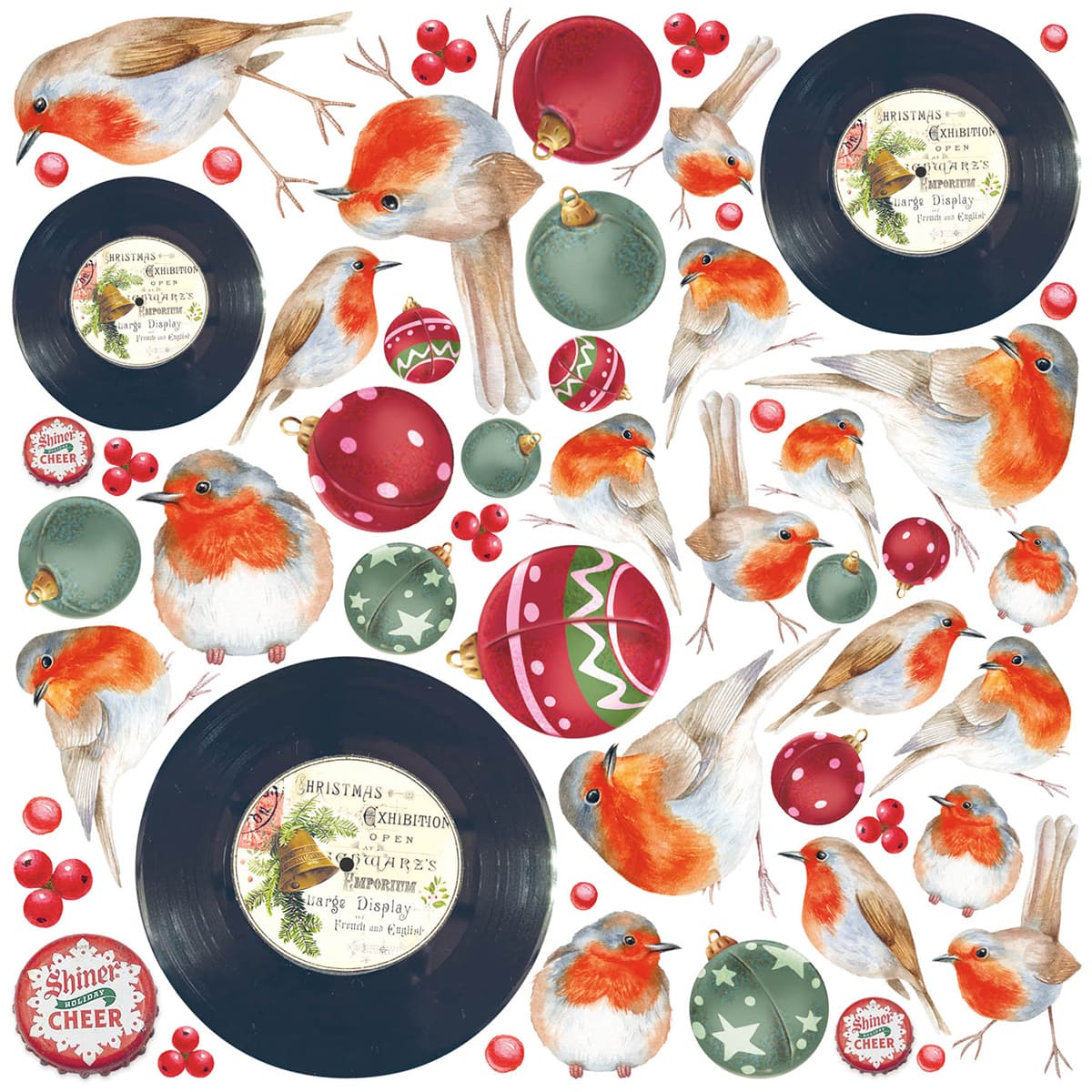 Christmas Vibes Pad 6x6 24/Pkg-15