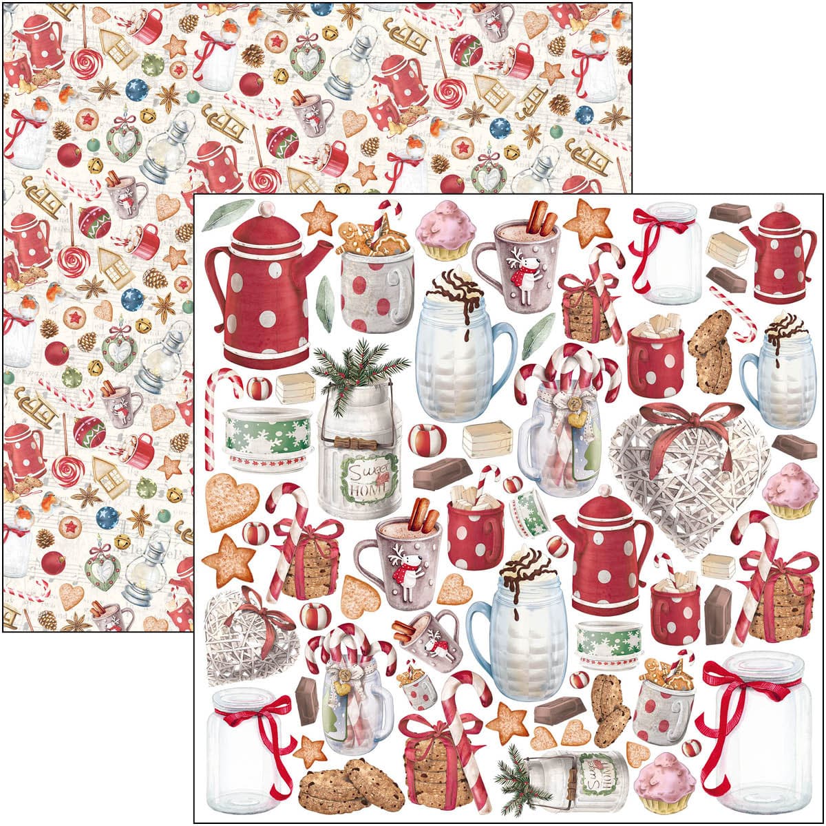 Christmas Vibes Pad 6x6 24/Pkg-17