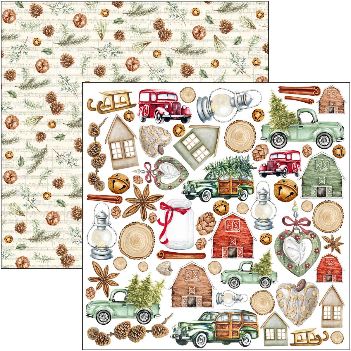Christmas Vibes Pad 6x6 24/Pkg-2