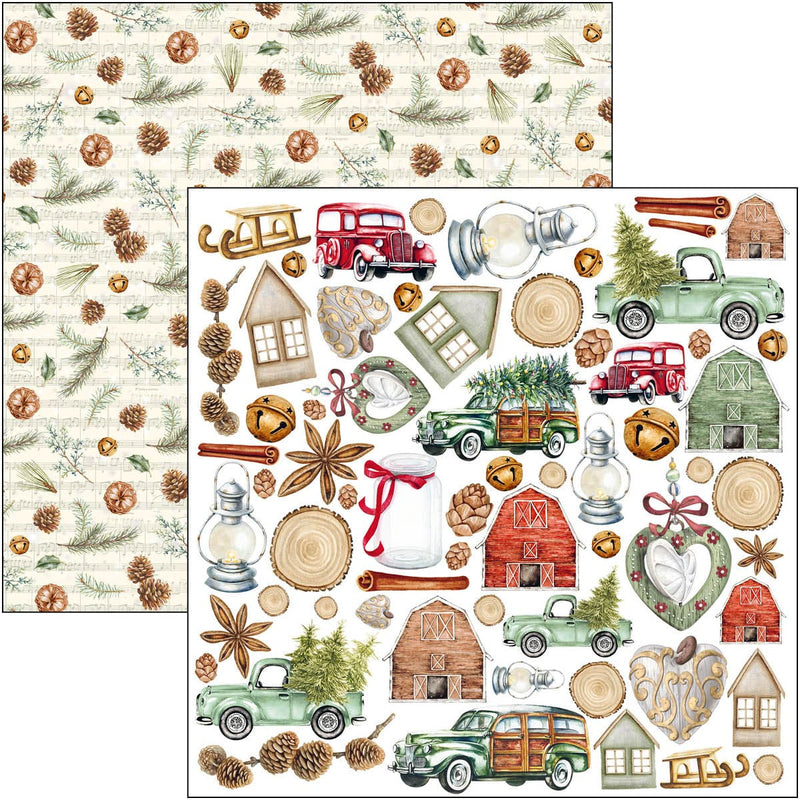 Christmas Vibes Pad 6x6 24/Pkg-2
