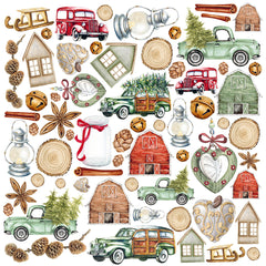 Christmas Vibes Pad 6x6 24/Pkg-3