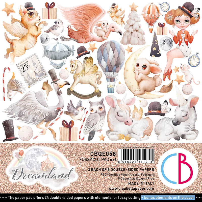Dreamland Fussy Cut Pad 6x6 24/Pkg-1