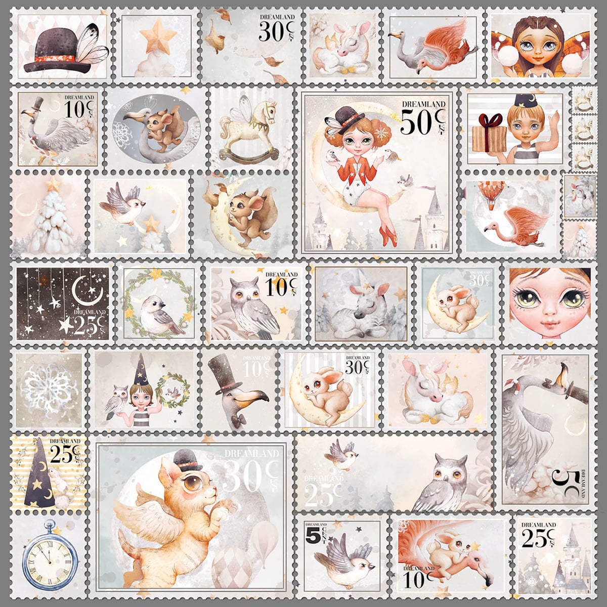 Dreamland Fussy Cut Pad 6x6 24/Pkg-7