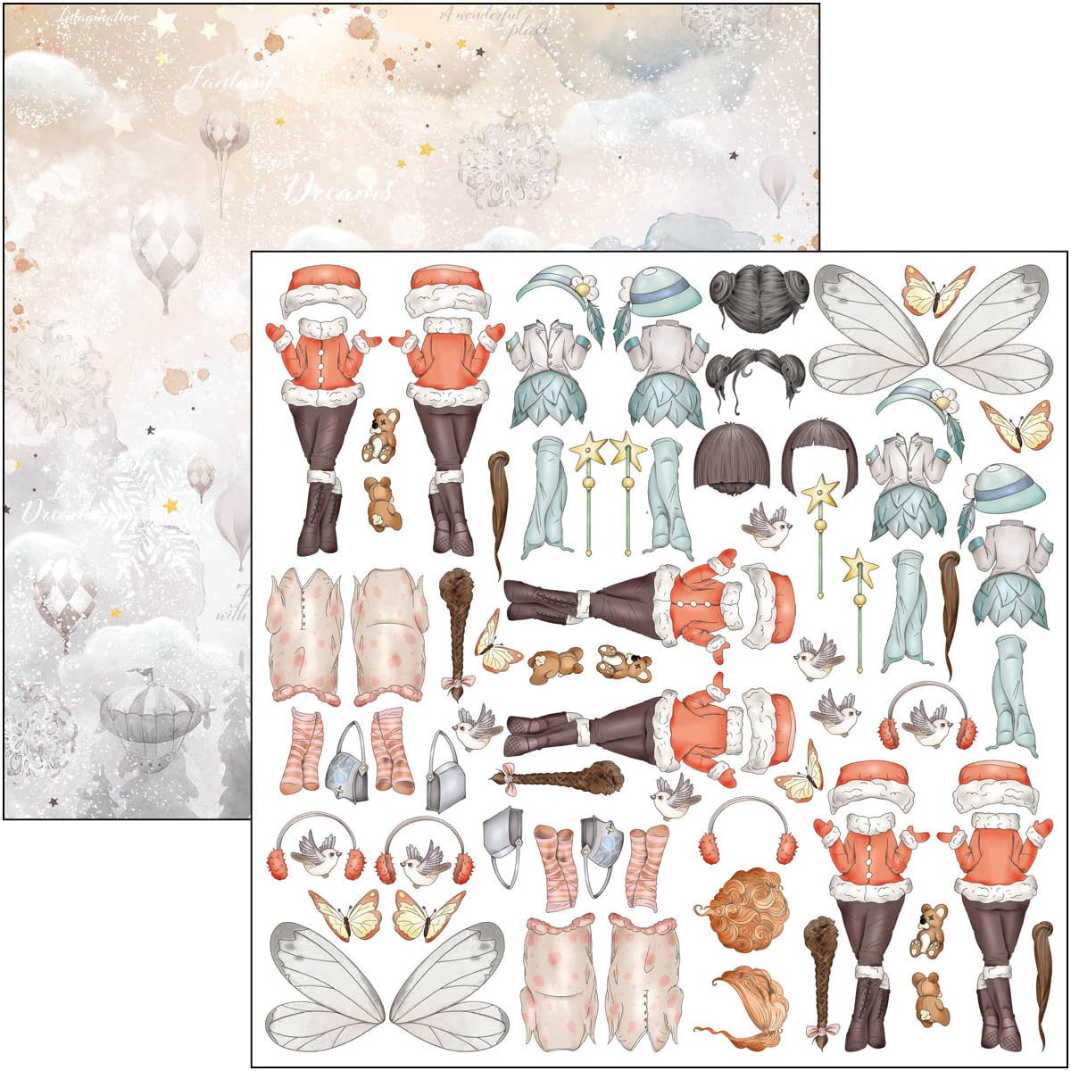 Dreamland Fussy Cut Pad 6x6 24/Pkg-24