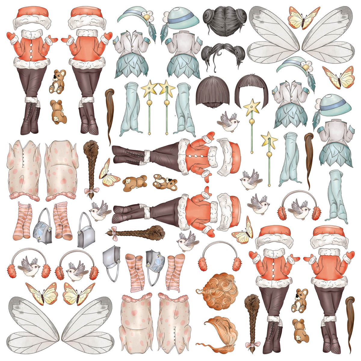 Dreamland Fussy Cut Pad 6x6 24/Pkg-25