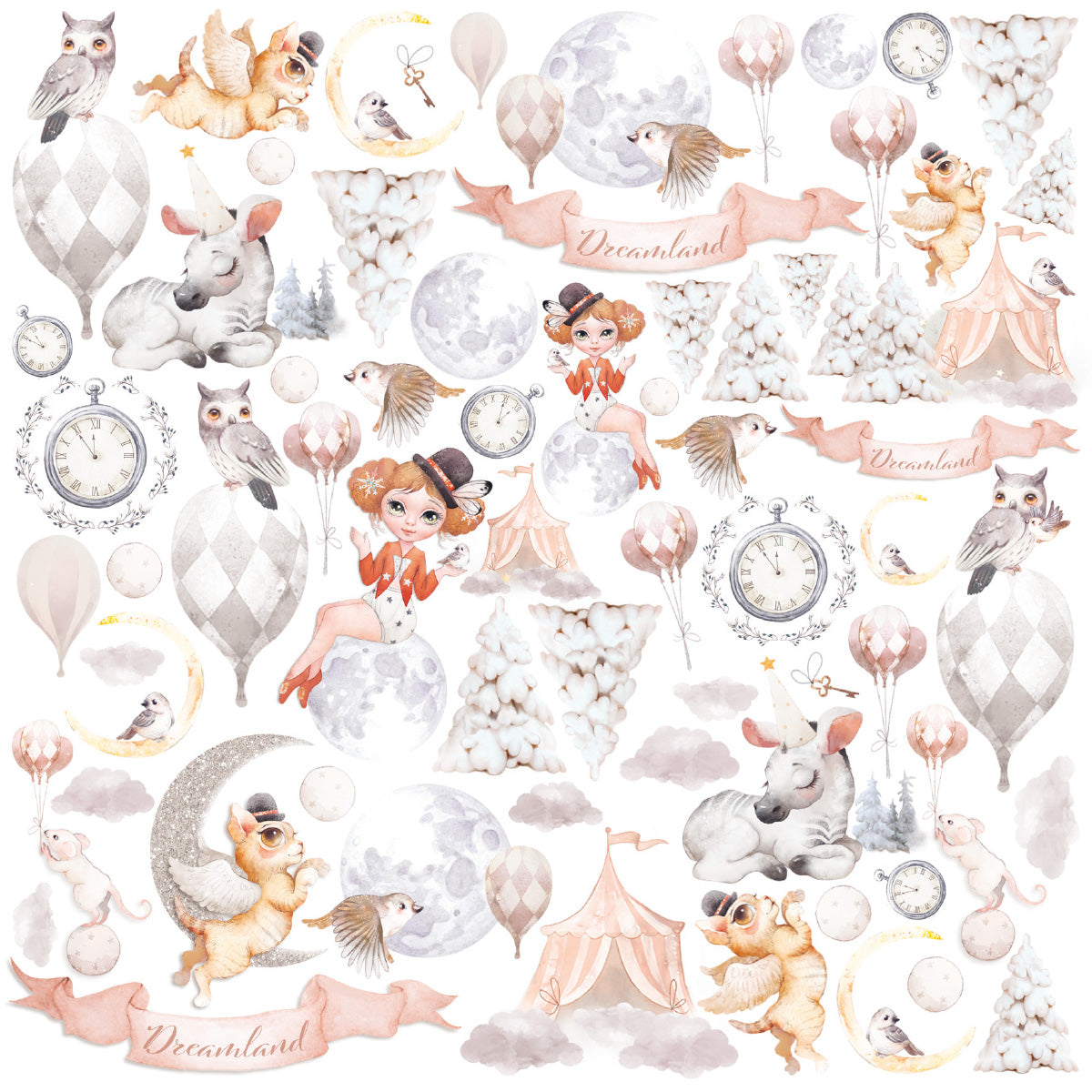 Dreamland Fussy Cut Pad 6x6 24/Pkg-4