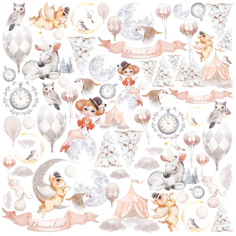 Dreamland Fussy Cut Pad 6x6 24/Pkg-4