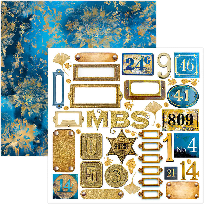 Indigo Fussy Cut Pad 6x6 24/Pkg-7