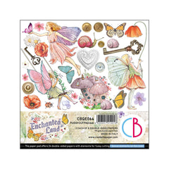 Ciao Bella Enchanted Land Fussy Cut Pad 6"x6" 24/Pkg-1