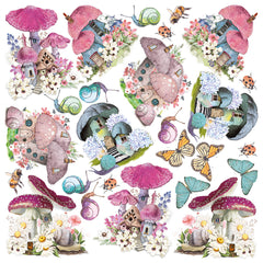 Ciao Bella Enchanted Land Fussy Cut Pad 6"x6" 24/Pkg-4