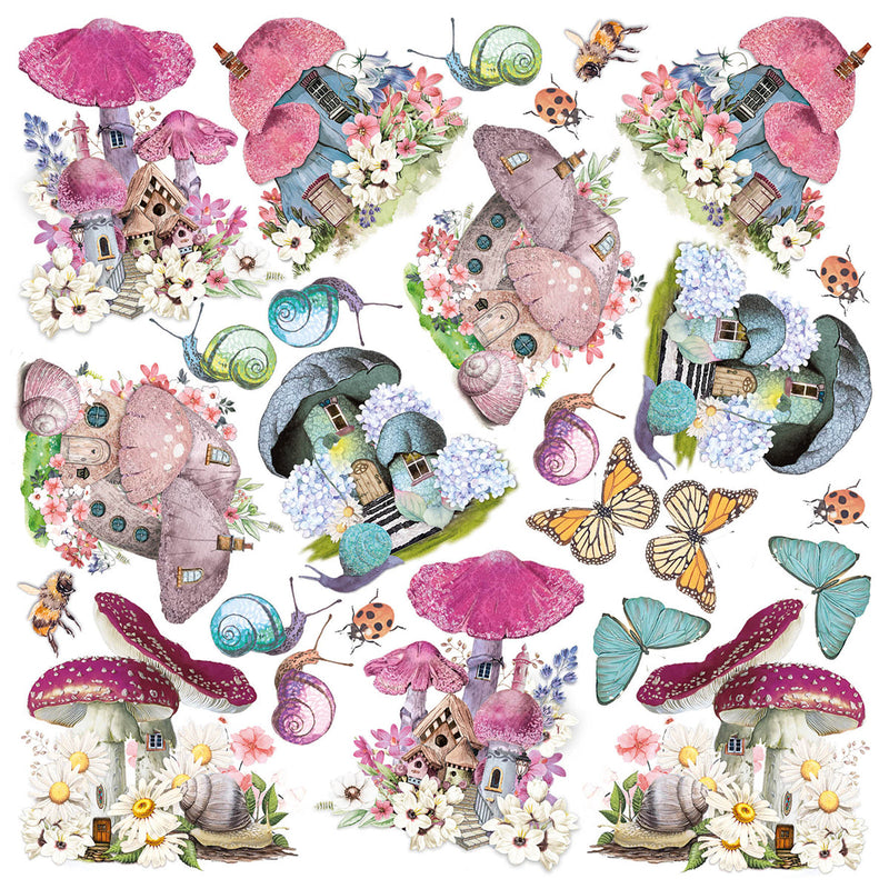 Ciao Bella Enchanted Land Fussy Cut Pad 6"x6" 24/Pkg-4